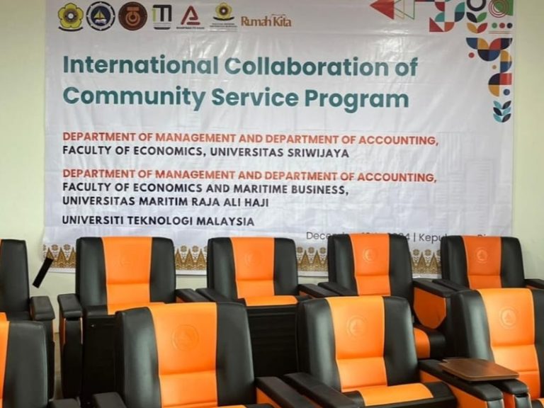 Kolaborasi Internasional: FE Unsri, FEBM UMRAH, dan UTM Bersatu dalam Pengabdian Kepada Masyarakat