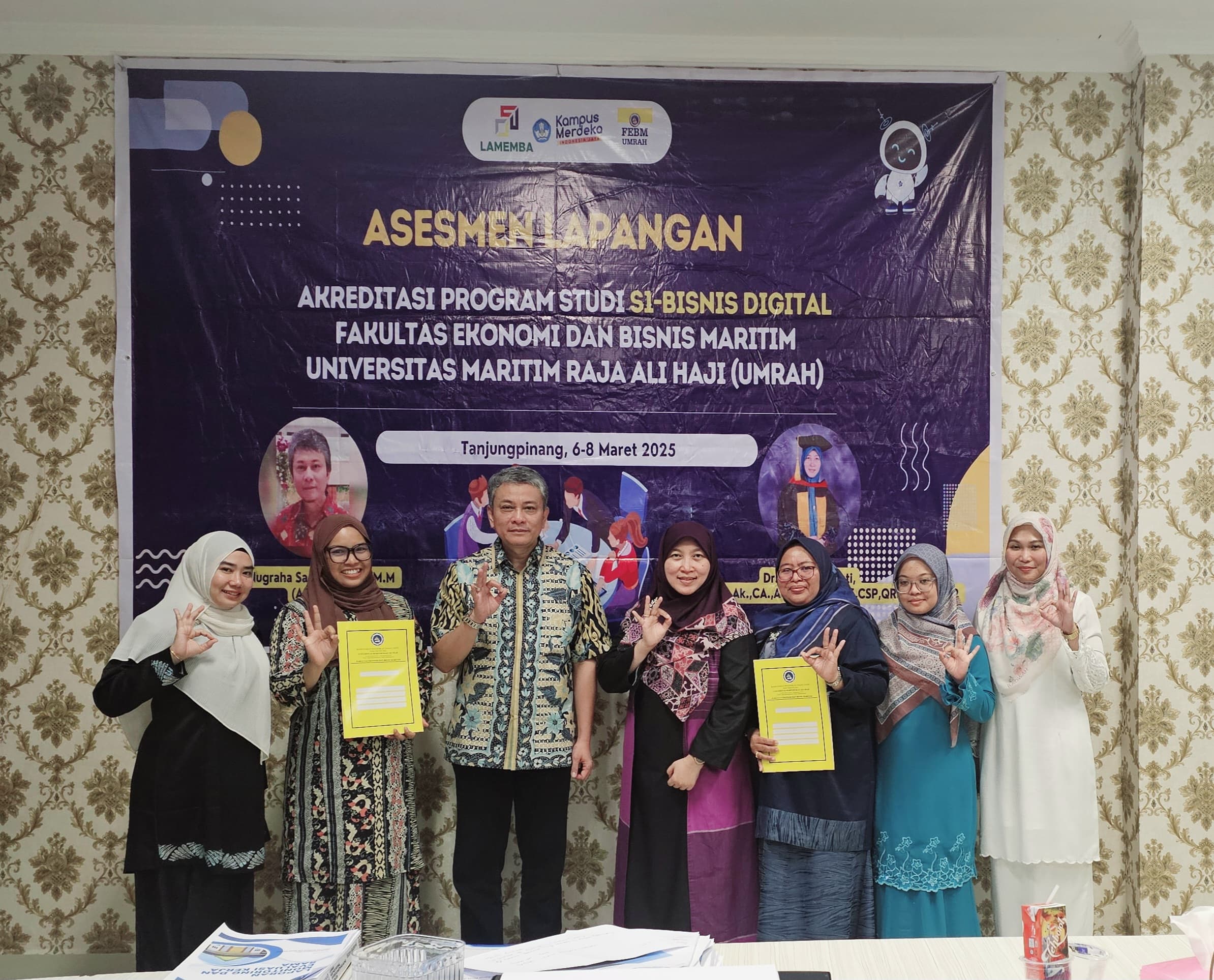 Read more about the article Asesmen Lapangan Akreditasi Prodi S1 Bisnis Digital FEBM UMRAH Berlangsung Lancar dan Khidmat