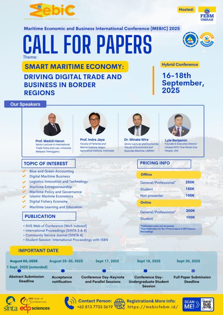 Call for Abstracts – Deadline: Sept 1, 2025