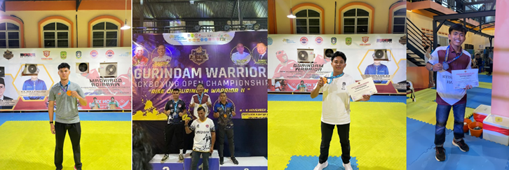 Mahasiswa FEBM Raih Prestasi Cemerlang di Ajang Nasional Kickboxing “The Rising of Gurindam Warrior II”
